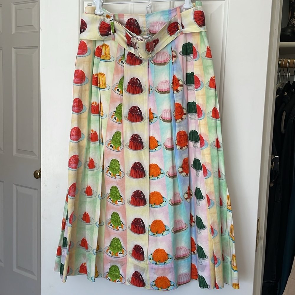 RACHEL ANTONOFF Vinnie Jello Striped Skirt Size 2 - Picture 4 of 7